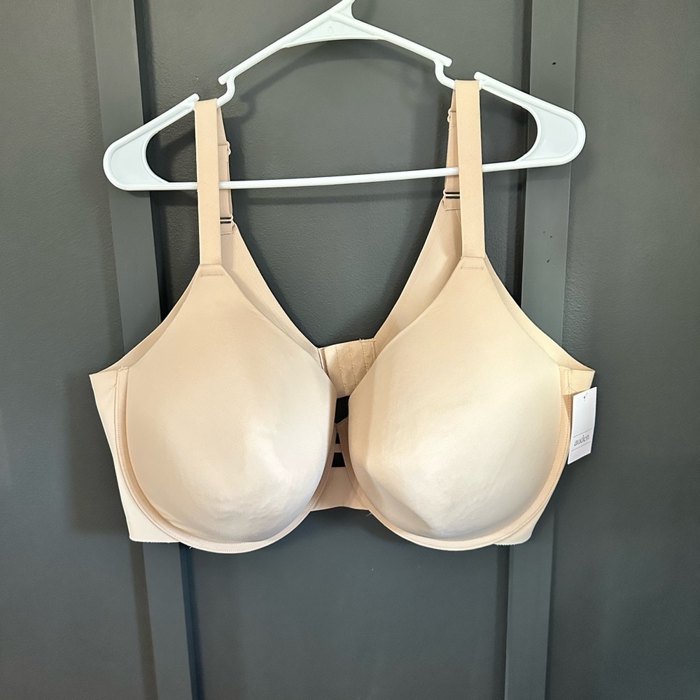 Aiden Full Coverage Lightly Lined Underwire Bra, Tan, 46DDD, NWT